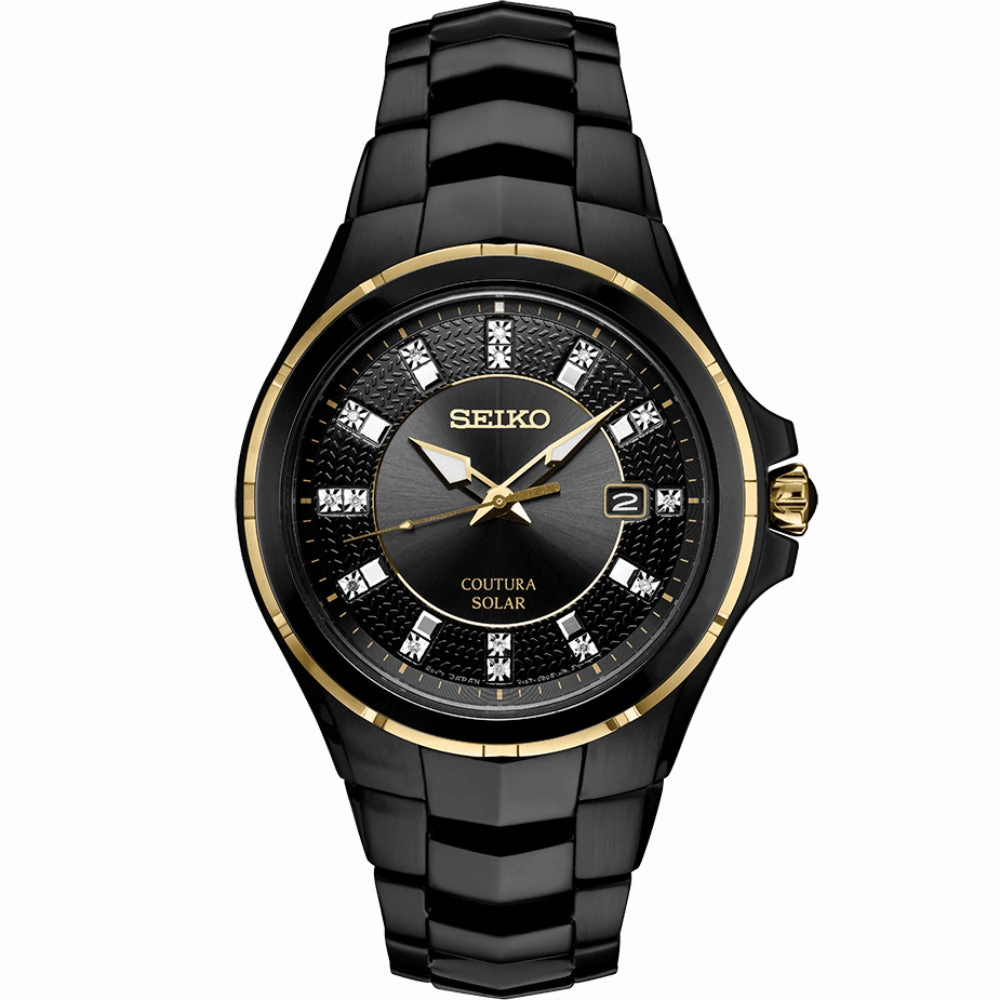Seiko Coutura Diamond Collection Solar Powered Quartz Watch, SNE506