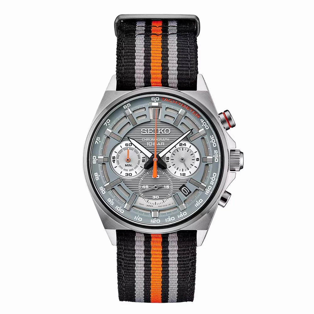Seiko Essentials 41mm Quartz Chronograph Watch, SSB403