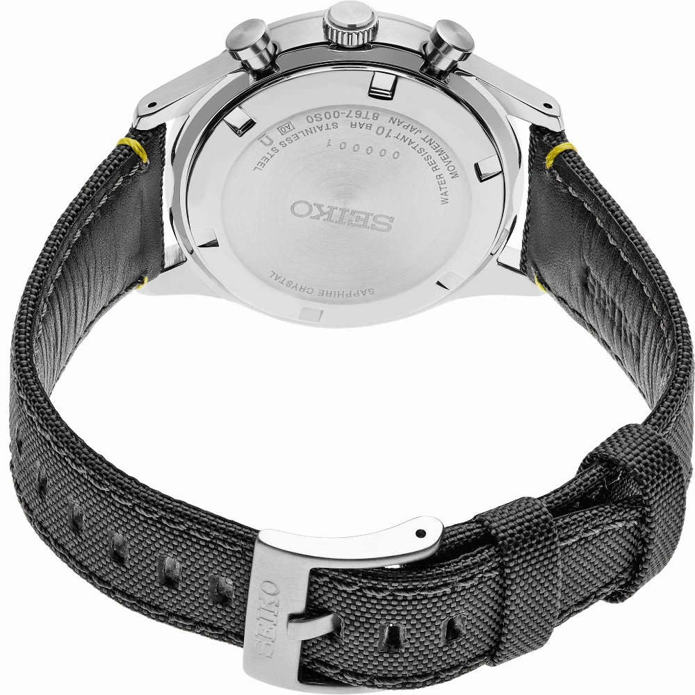 Seiko Essentials Chronograph - Grey Dial & Strap SSB423