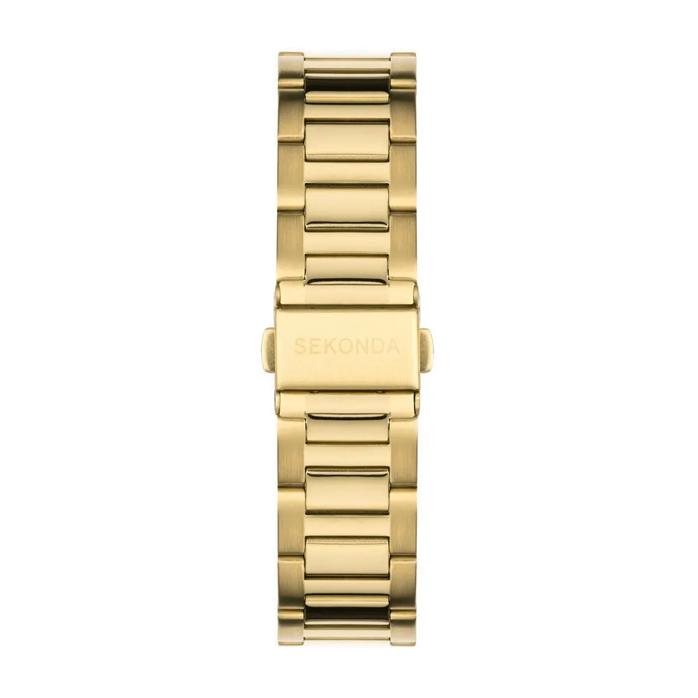 Sekonda Circuit Chronograph Men??s Gold Plated Watch 30203