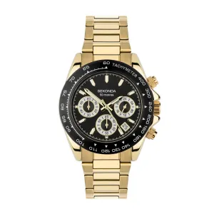 Sekonda Circuit Chronograph Men??s Gold Plated Watch 30203