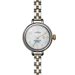 Shinola The Birdy 34mm Two-Tone Quartz Watch