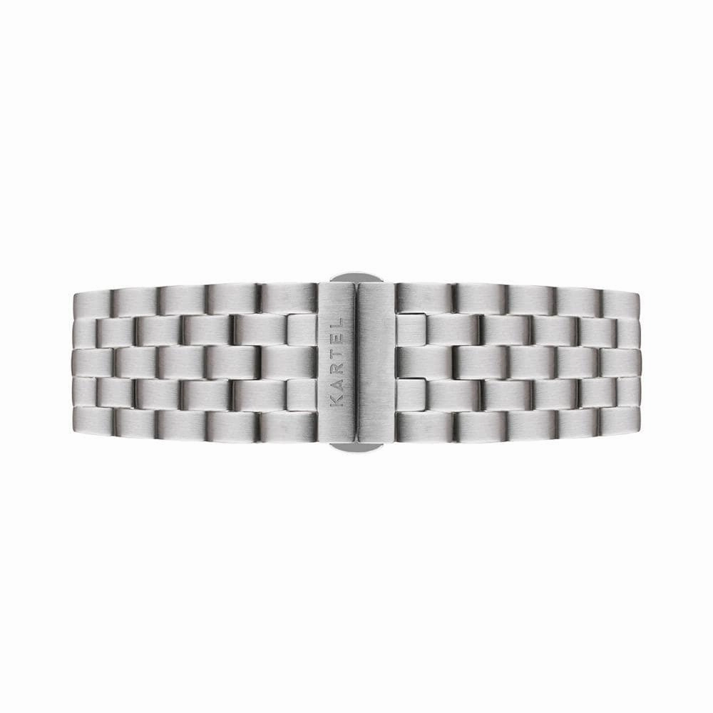 Silver Metal Watch Strap - 20mm Width