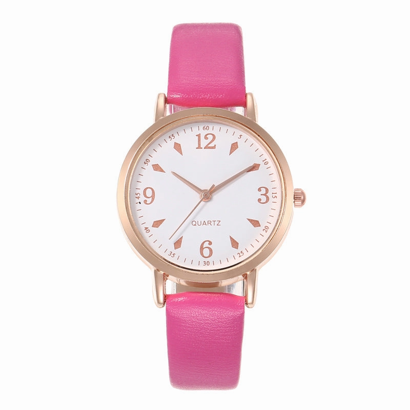 Simple belt watch women's model