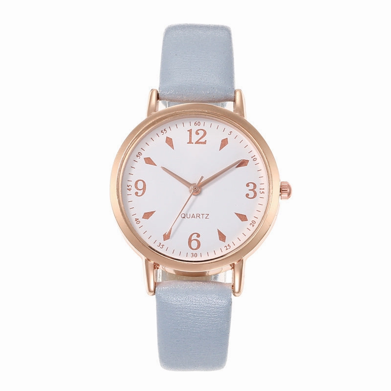 Simple belt watch women's model