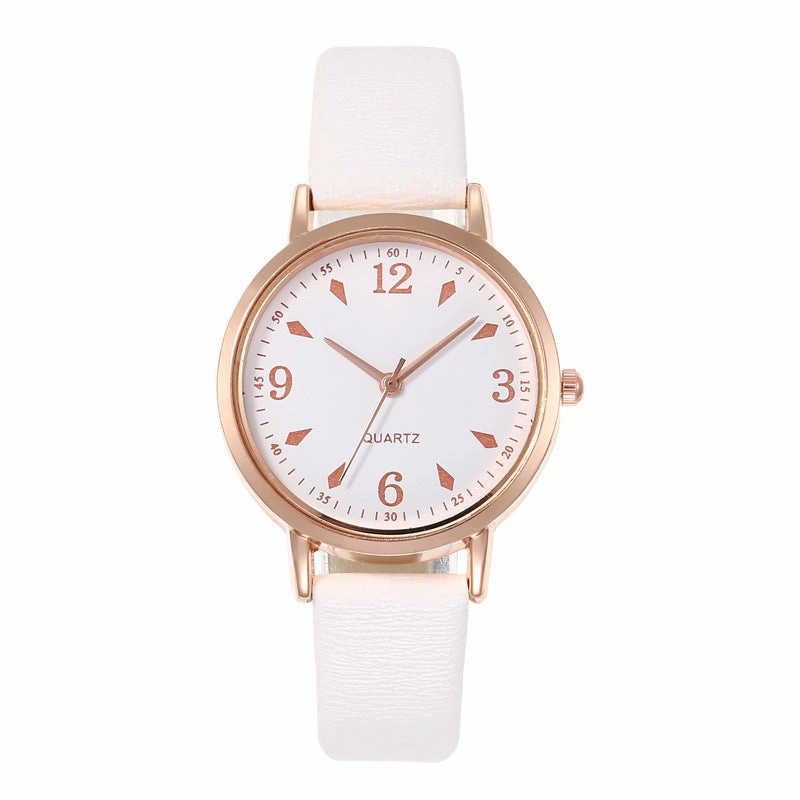 Simple belt watch women's model