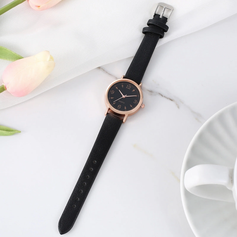 Simple belt watch women's model