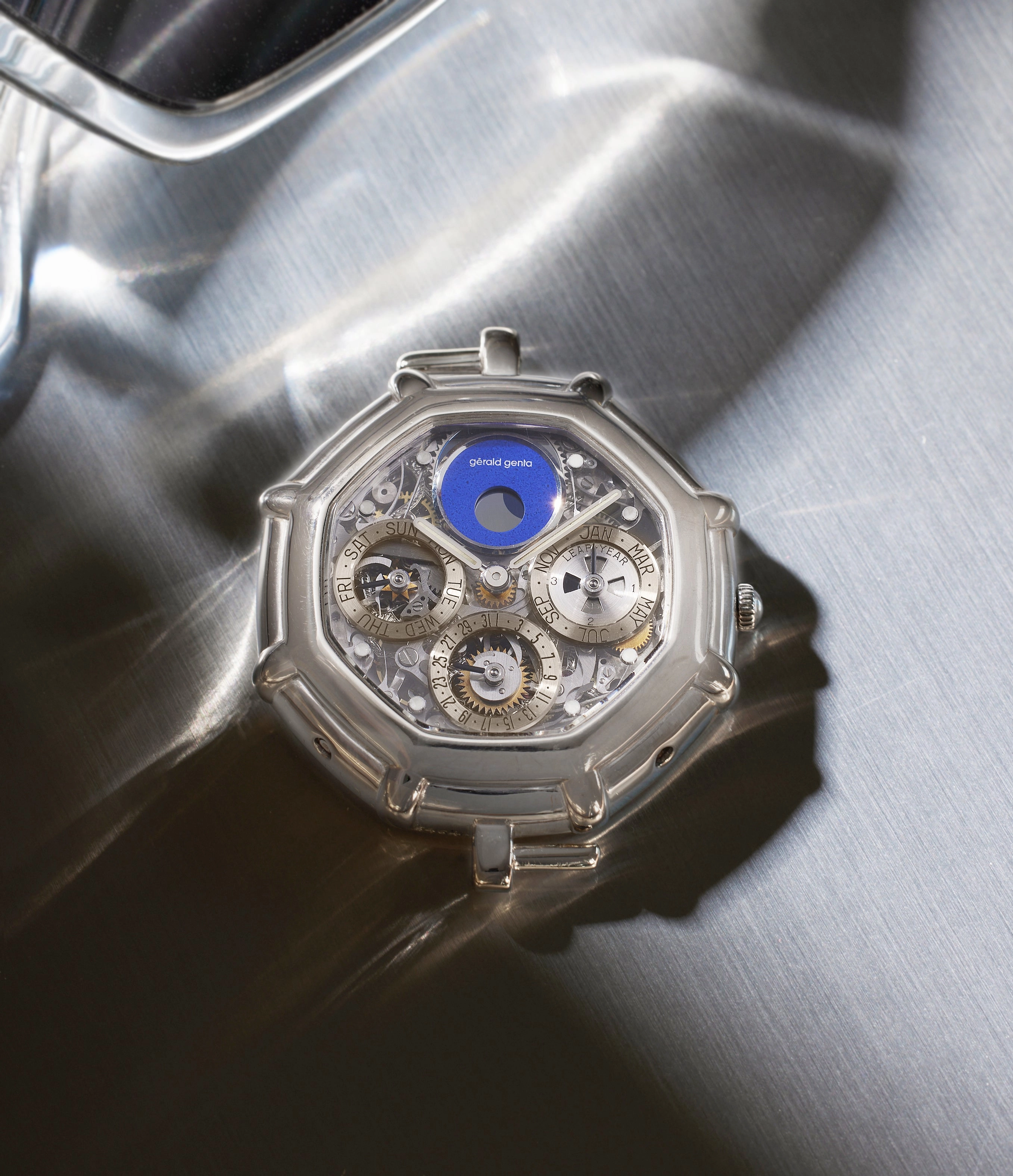 Skeletonised Perpetual Calendar | White Gold