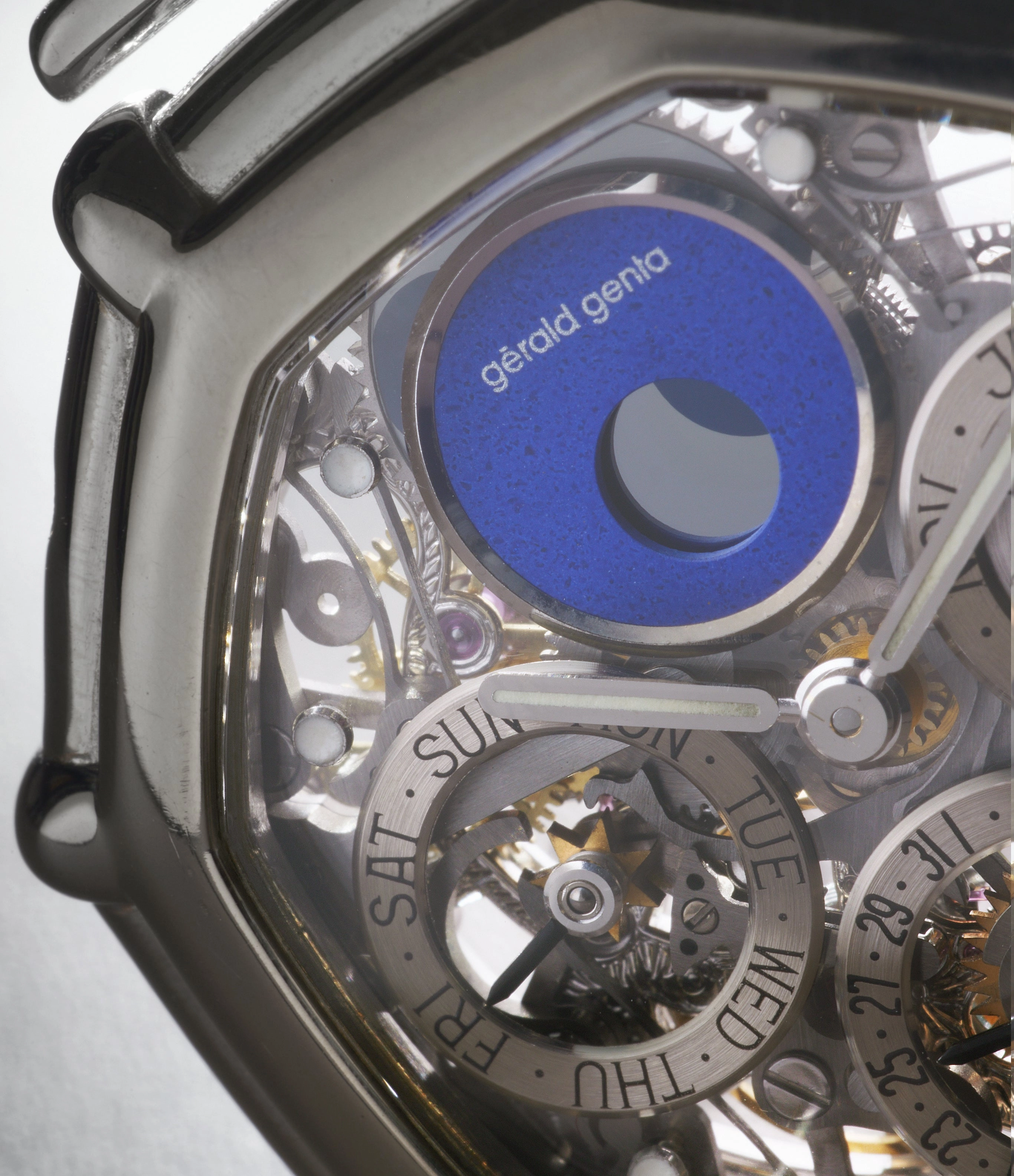 Skeletonised Perpetual Calendar | White Gold