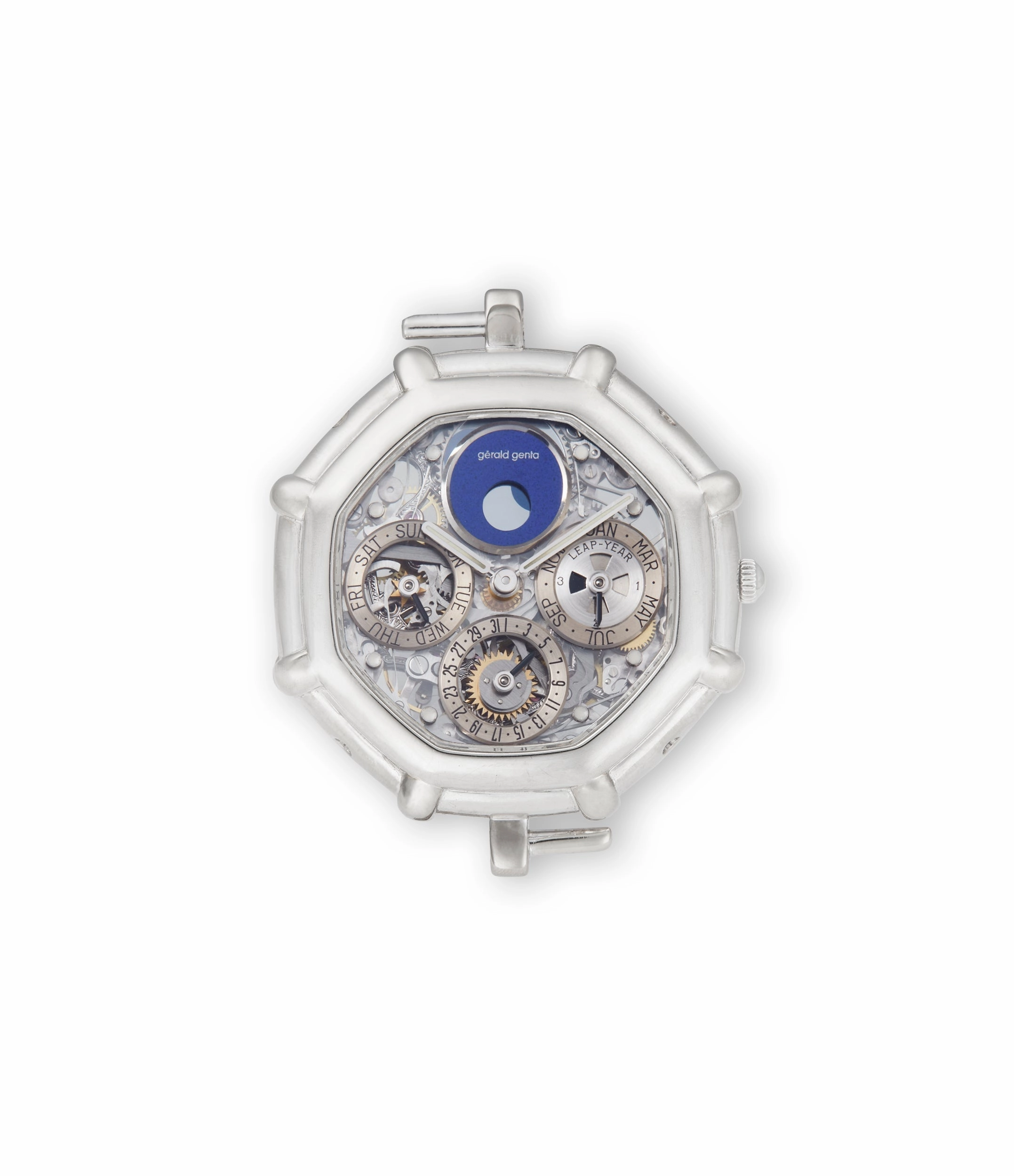 Skeletonised Perpetual Calendar | White Gold