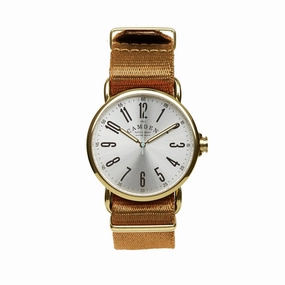 SMALL No.88 Gold and Camel Nato