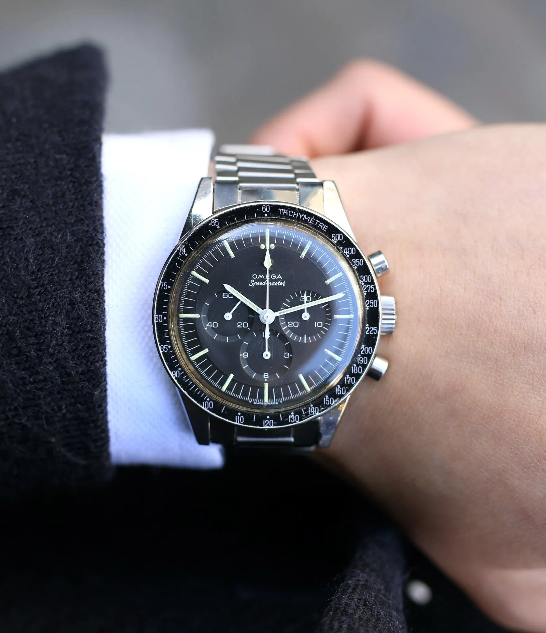Speedmaster Pre-Professional 'Ed White' | ST 105.003-65 | Steel
