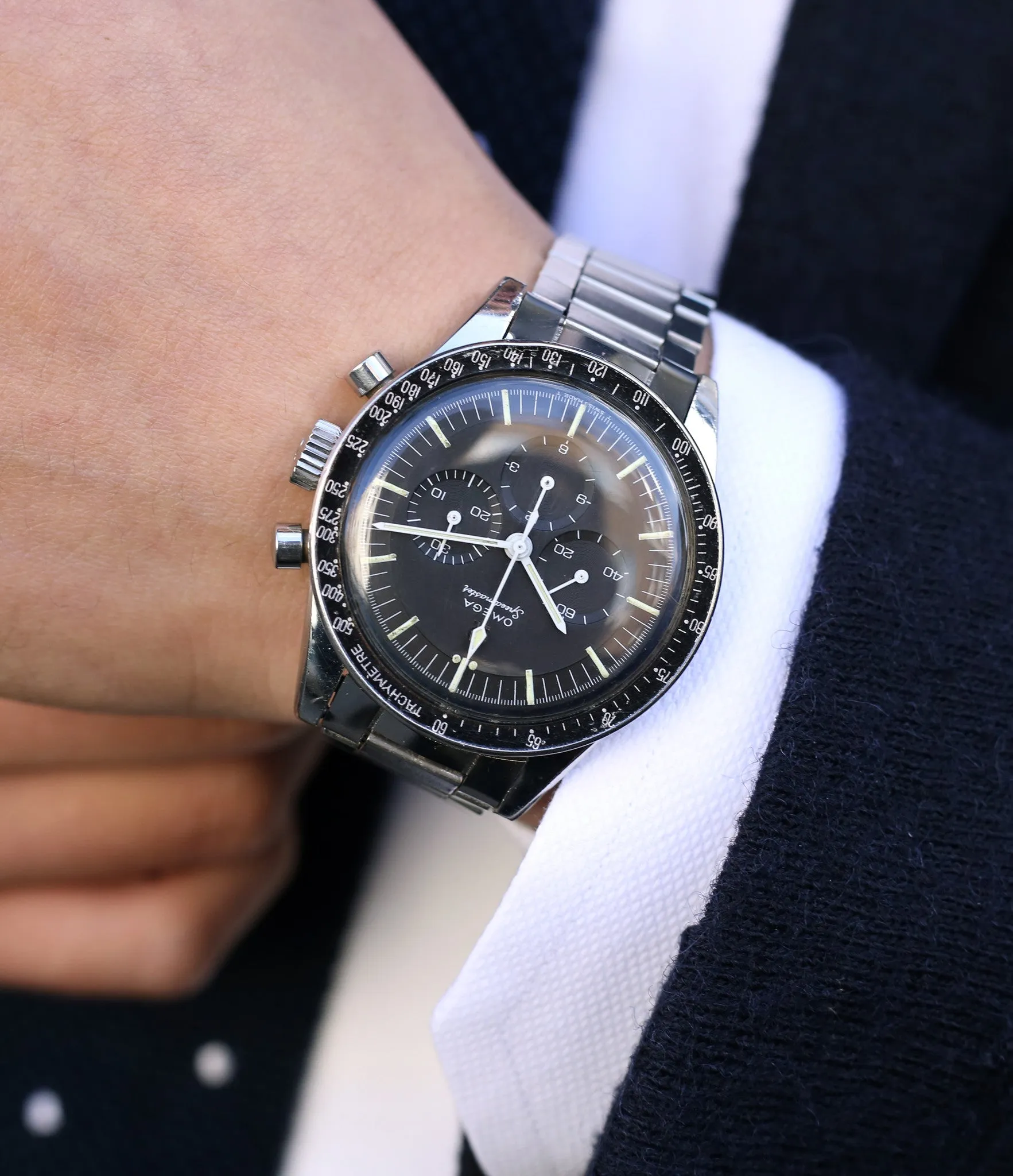 Speedmaster Pre-Professional 'Ed White' | ST 105.003-65 | Steel