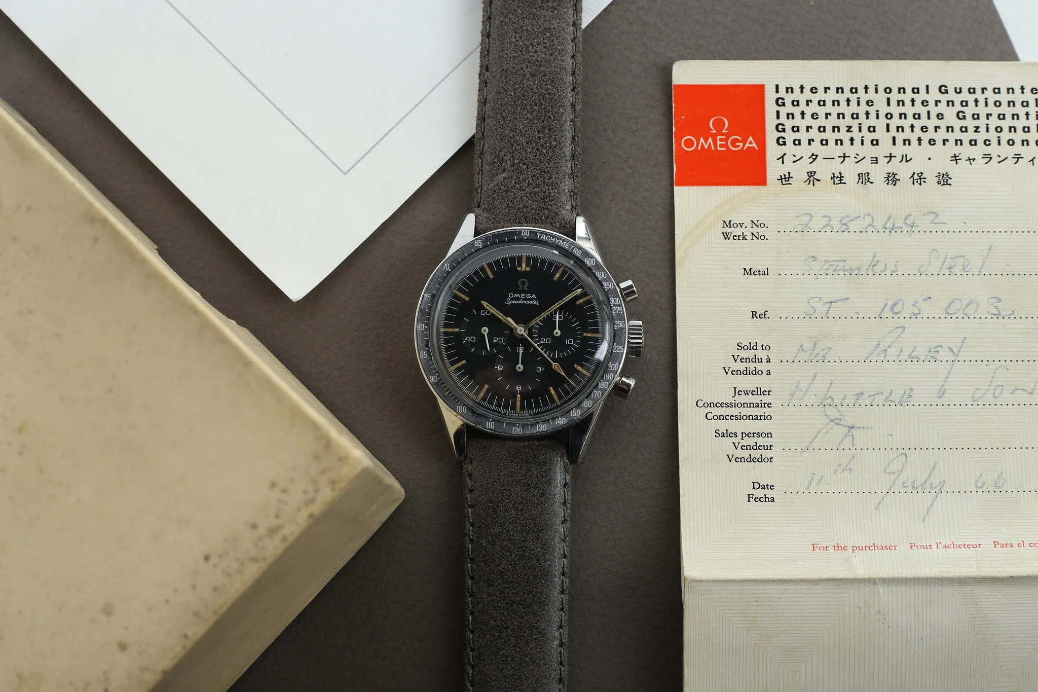 Speedmaster Pre-Professional 'Ed White' | ST 105.003 | Steel