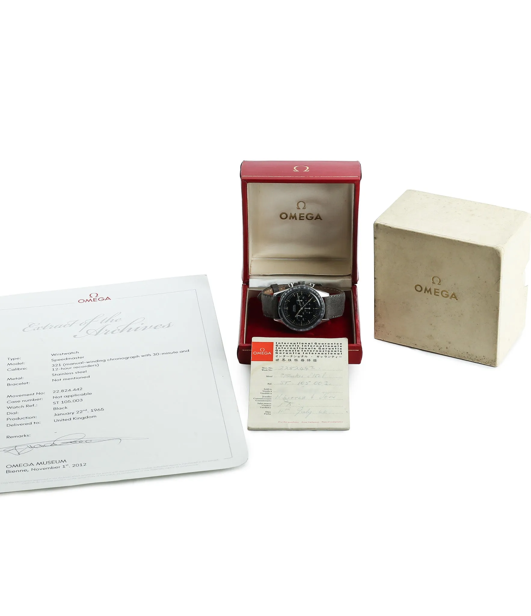 Speedmaster Pre-Professional 'Ed White' | ST 105.003 | Steel