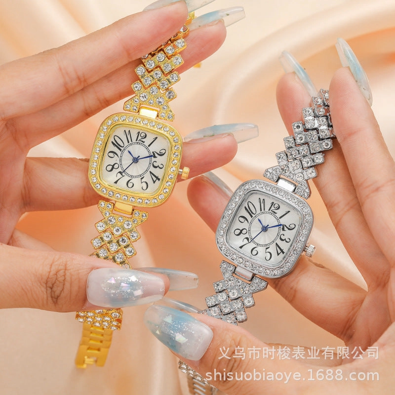 Square Rhinestone Women's Watch
