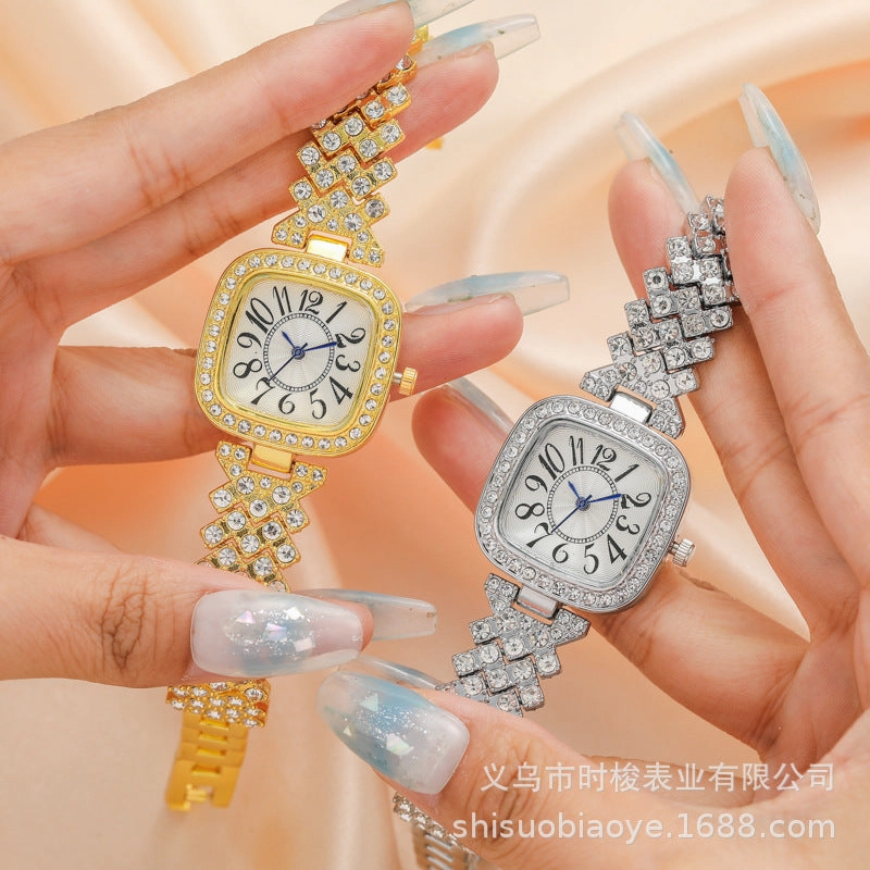 Square Rhinestone Women's Watch
