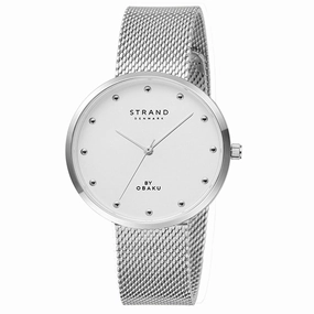 Strand By Obaku Sunset-Steel Lds Silver Mesh Strap S700LXCIMC