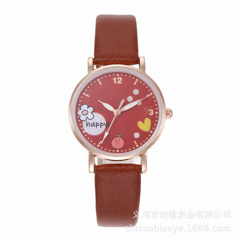 Strawberry Cartoon Women's Quartz Watch
