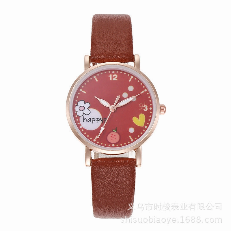 Strawberry Cartoon Women's Quartz Watch