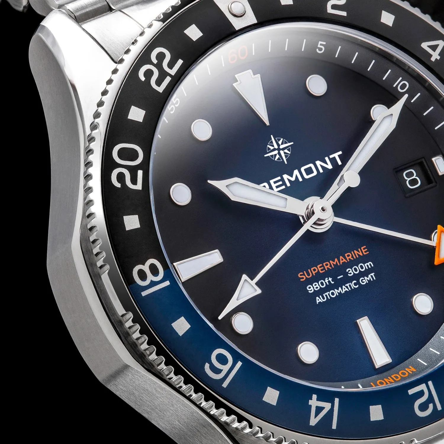 Supermarine 300M GMT, 'Glacier' Blue