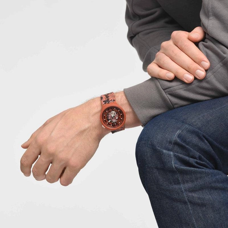 Swatch CAMOFLOWER COTTON Watch SB05C100