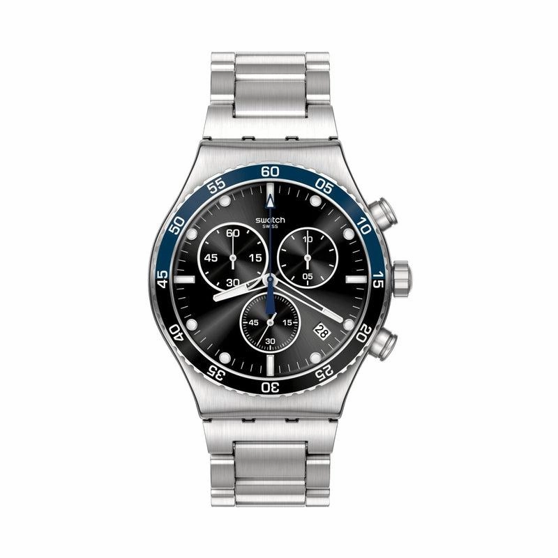 Swatch DARK BLUE IRONY Watch YVS507G