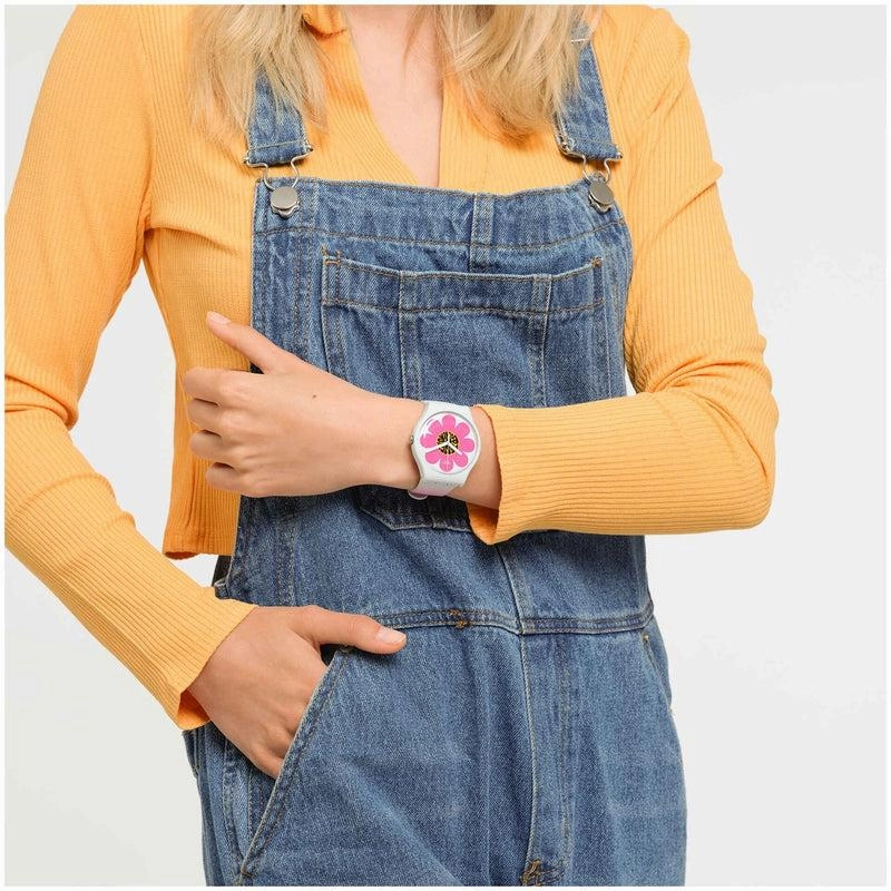 Swatch FLOWER HOUR Watch SO32M104