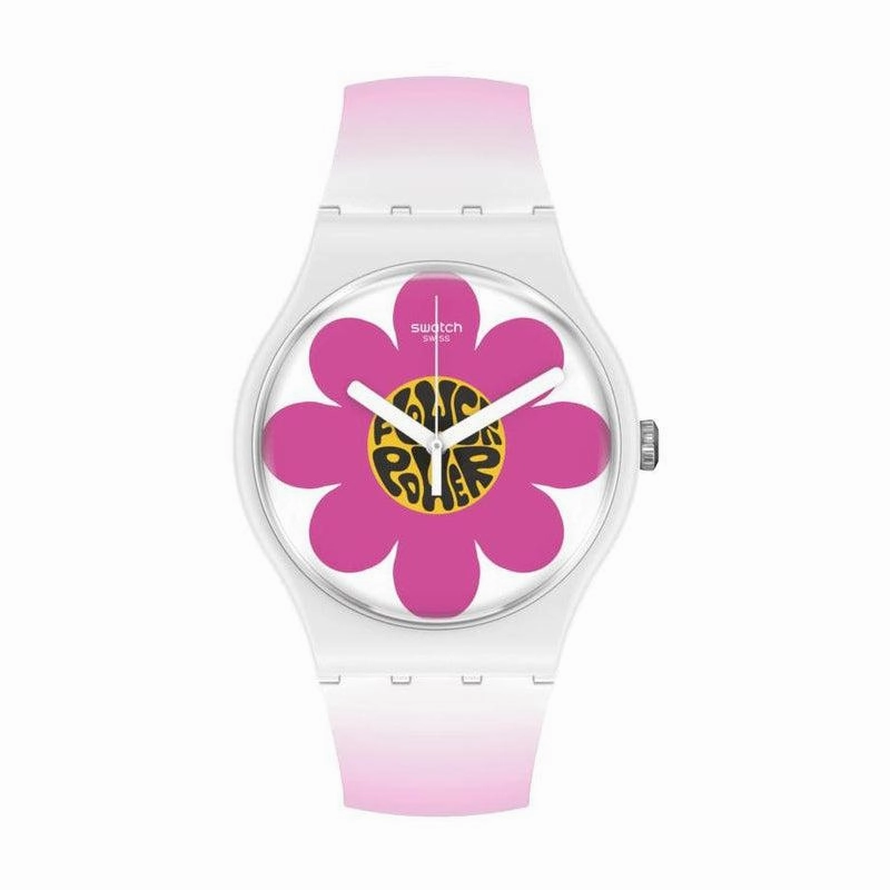 Swatch FLOWER HOUR Watch SO32M104