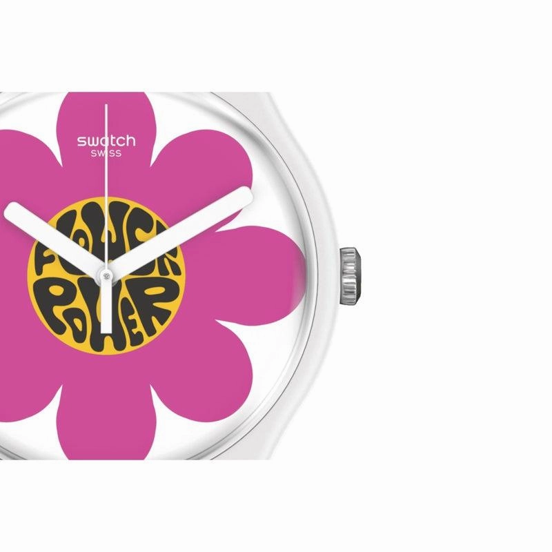 Swatch FLOWER HOUR Watch SO32M104