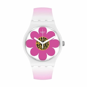 Swatch FLOWER HOUR Watch SO32M104