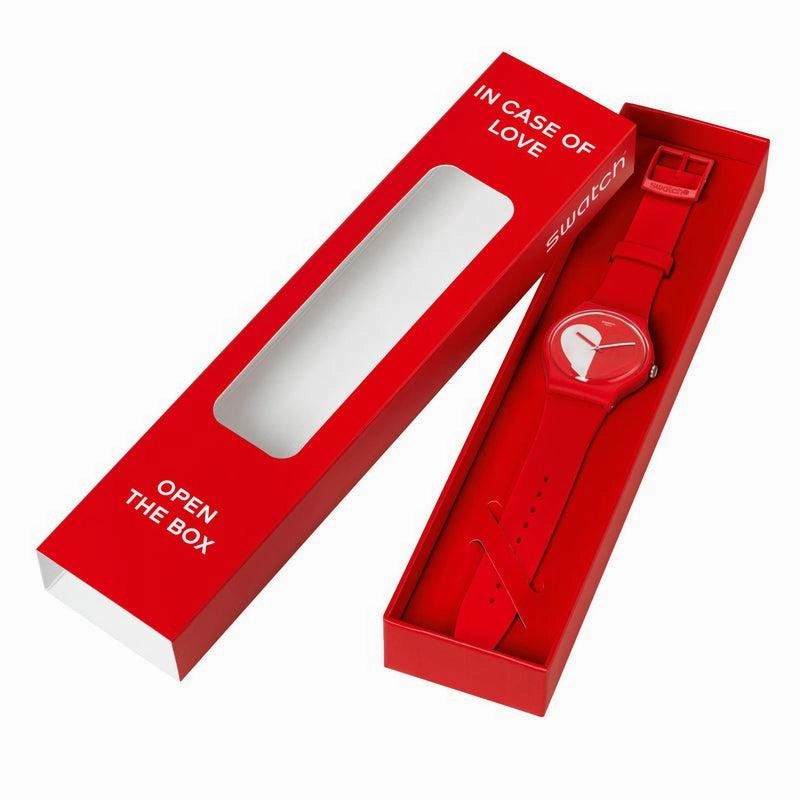 Swatch HALF <3 WHITE Watch SO29Z112