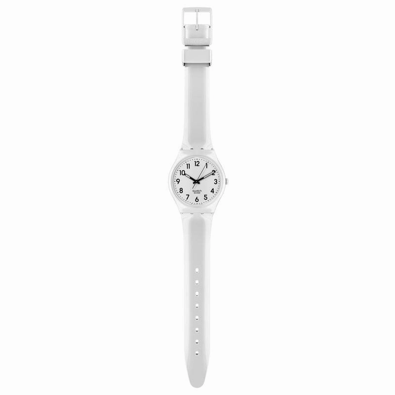 Swatch JUST WHITE SOFT Watch SO28W107-S14