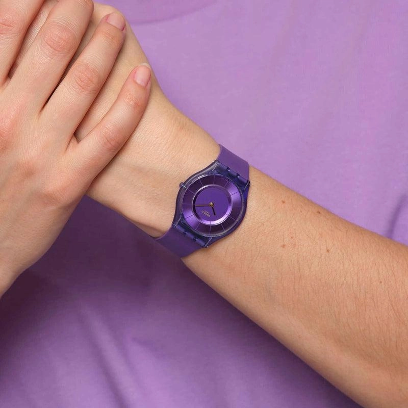 Swatch PURPLE TIME Watch SS08V103