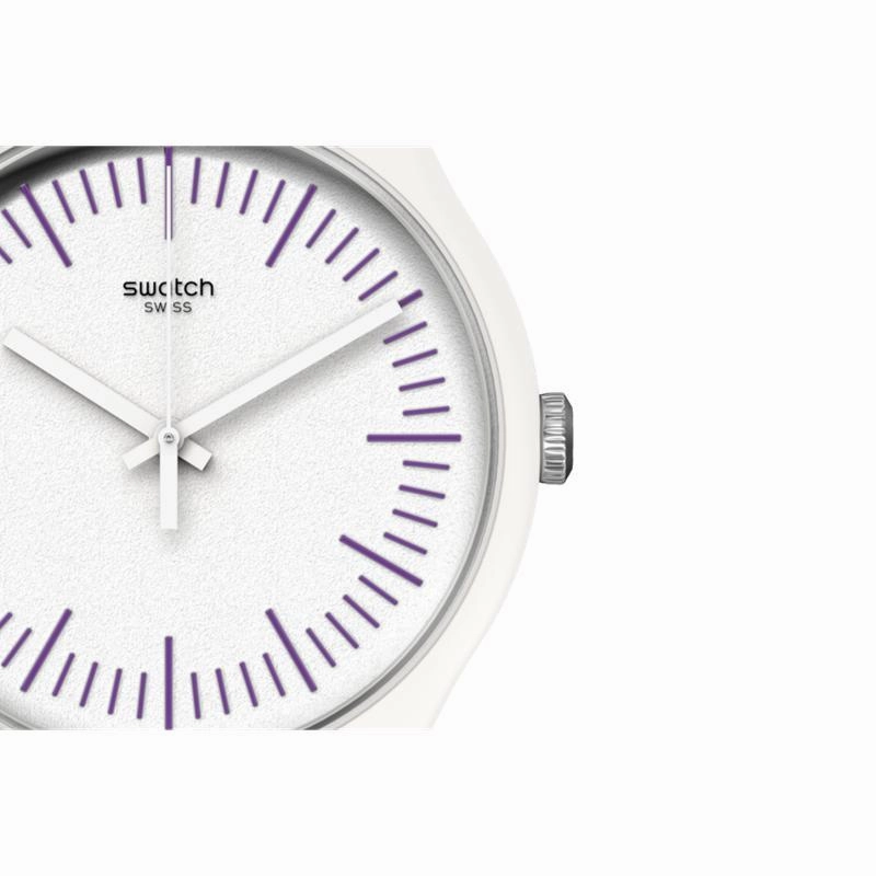 Swatch WHITENPURPLE Watch SUOW173