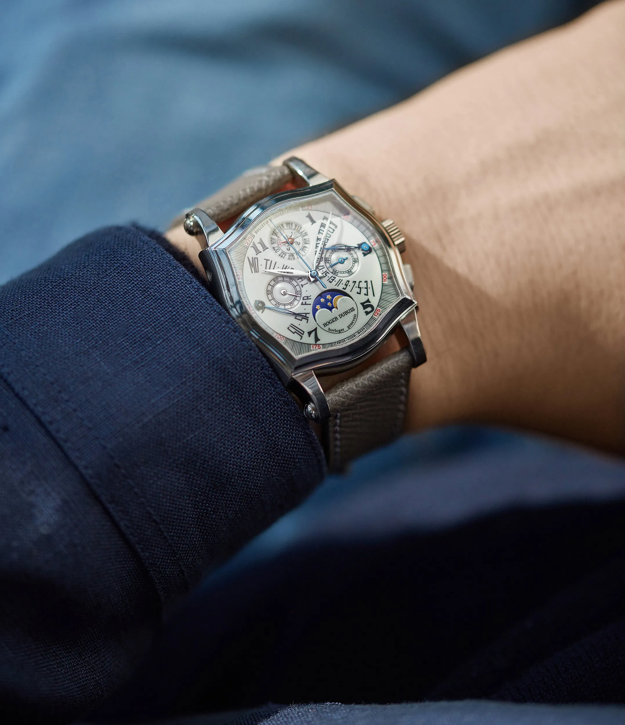 Sympathie Perpetual Calendar Chronograph | Bi-Retrograde | White Gold