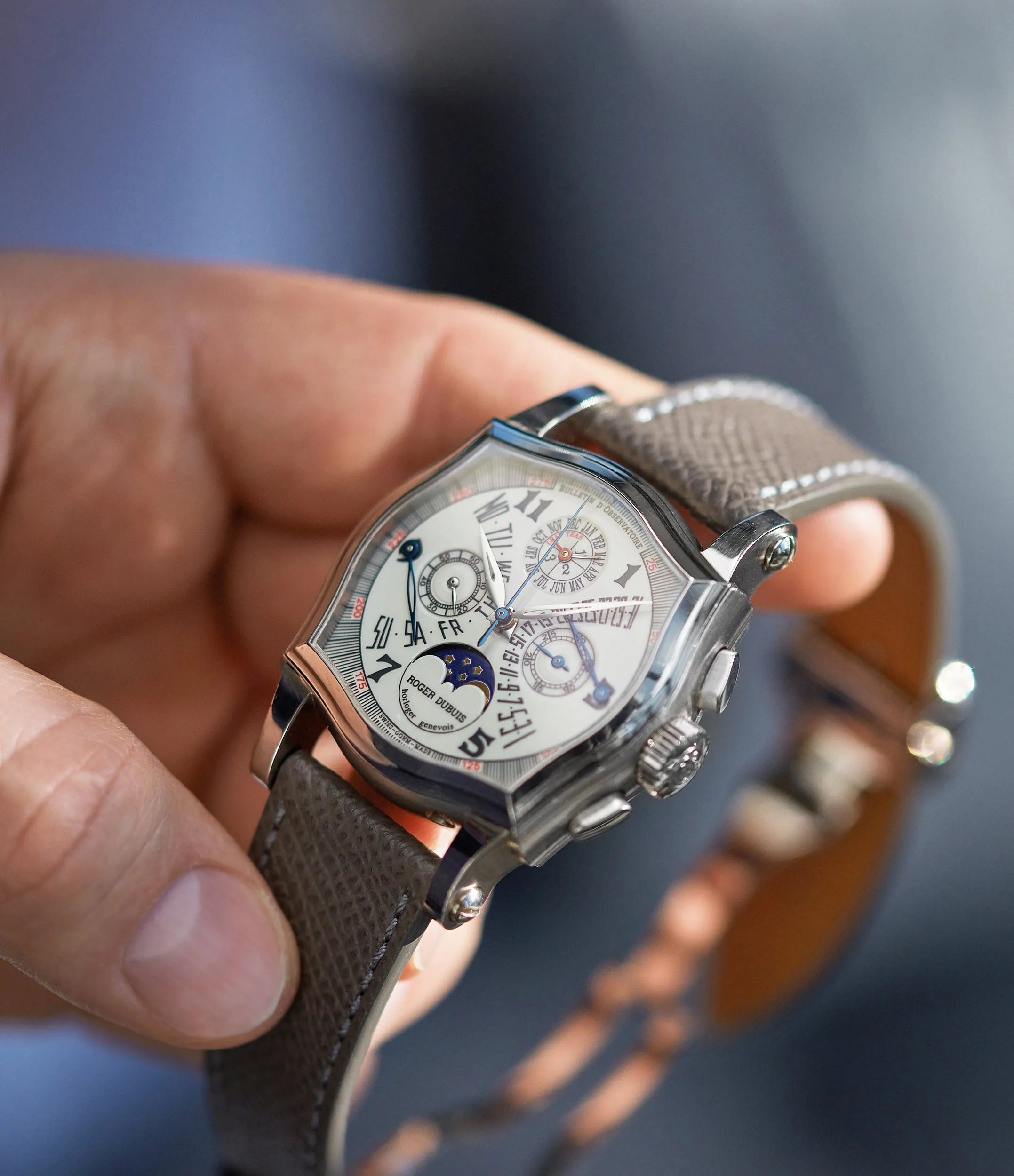 Sympathie Perpetual Calendar Chronograph | Bi-Retrograde | White Gold