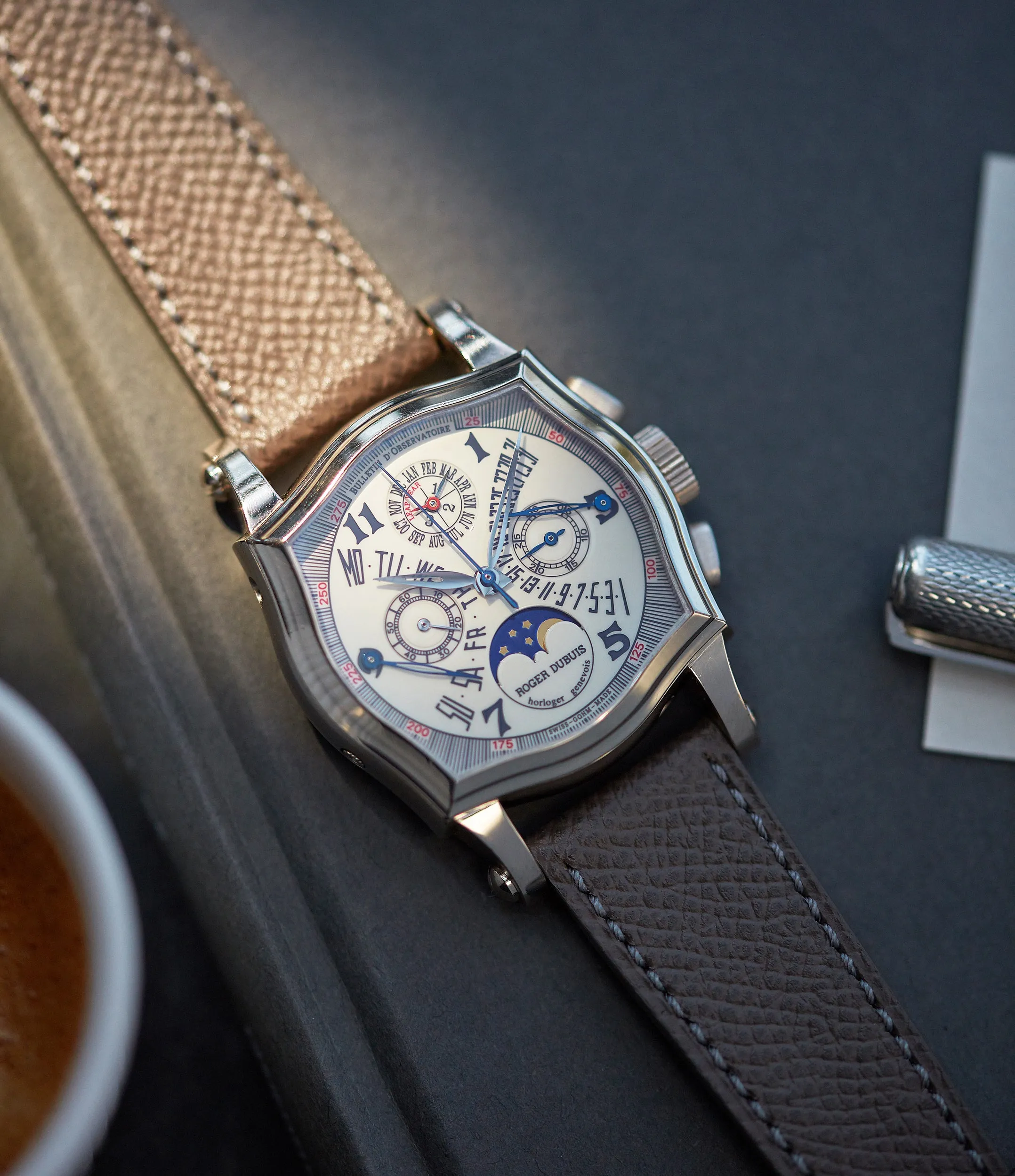Sympathie Perpetual Calendar Chronograph | Bi-Retrograde | White Gold