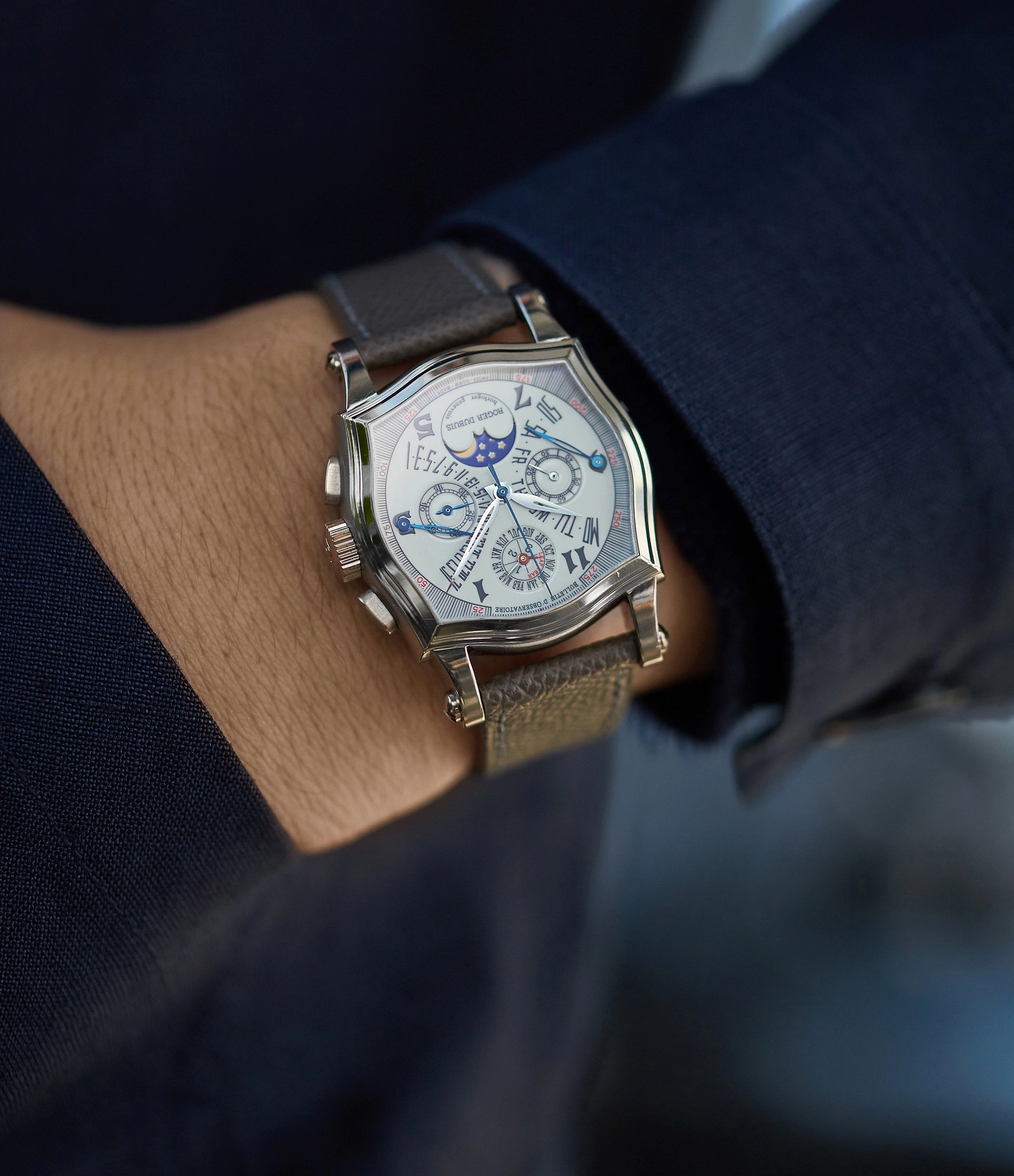 Sympathie Perpetual Calendar Chronograph | Bi-Retrograde | White Gold
