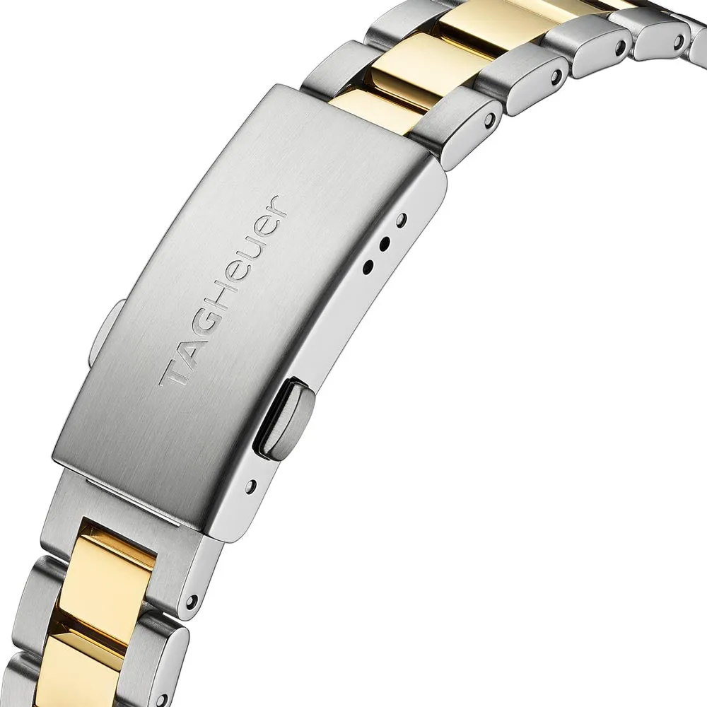 TAG Heuer Aquaracer 27mm MOP Dial 18ct Gold Plated & Steel Two Tone Quartz Ladies Watch WBD1420.BB0321