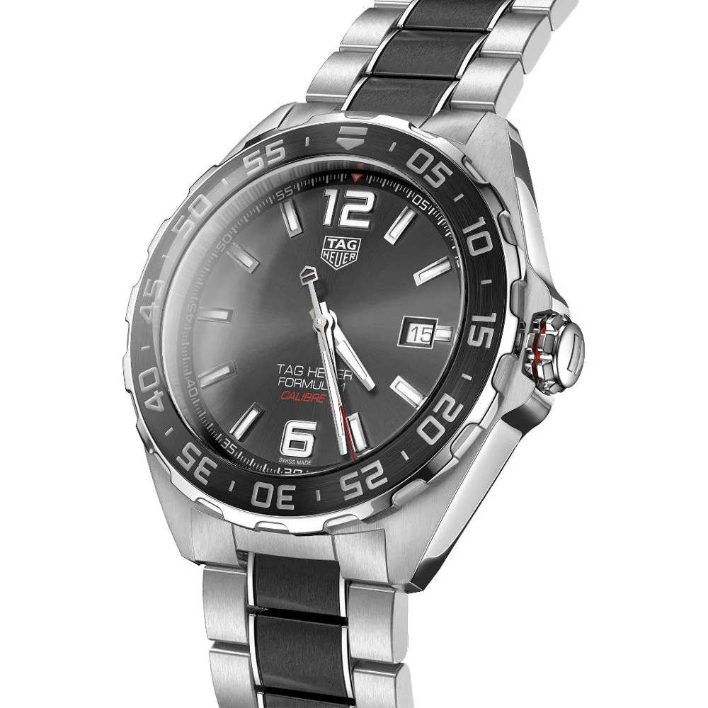 TAG Heuer Formula 1 43mm Grey Dial Automatic Gents Watch WAZ2011.BA0843