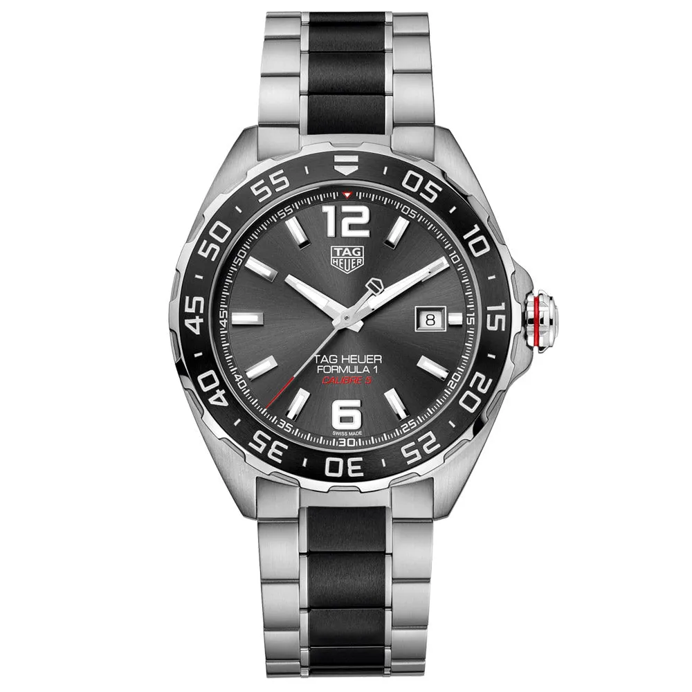 TAG Heuer Formula 1 43mm Grey Dial Automatic Gents Watch WAZ2011.BA0843