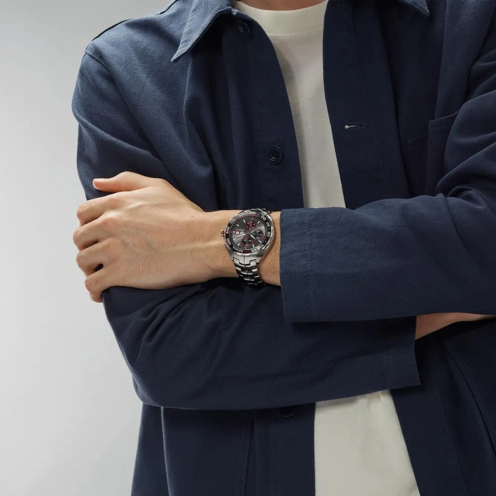 TAG Heuer Formula 1 SENNA Special Edition 44mm Grey Dial Automatic Gents Watch CAZ201D.BA0633