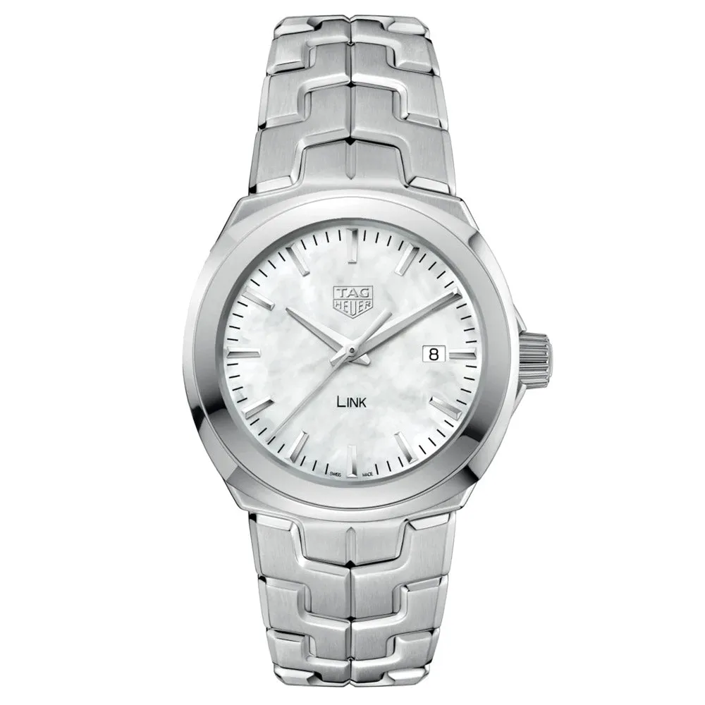 TAG Heuer Link 32mm MOP Dial Ladies Quartz Watch WBC1310.BA0600