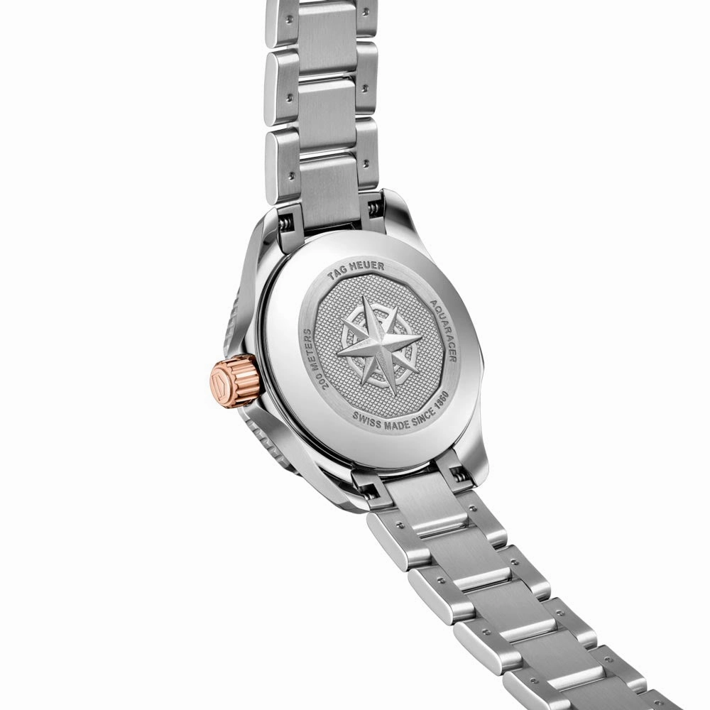 TAG Heuer Aquaracer Professional 200 30mm MOP Dial Diamond Quartz Ladies Watch WBP1450.BA0622