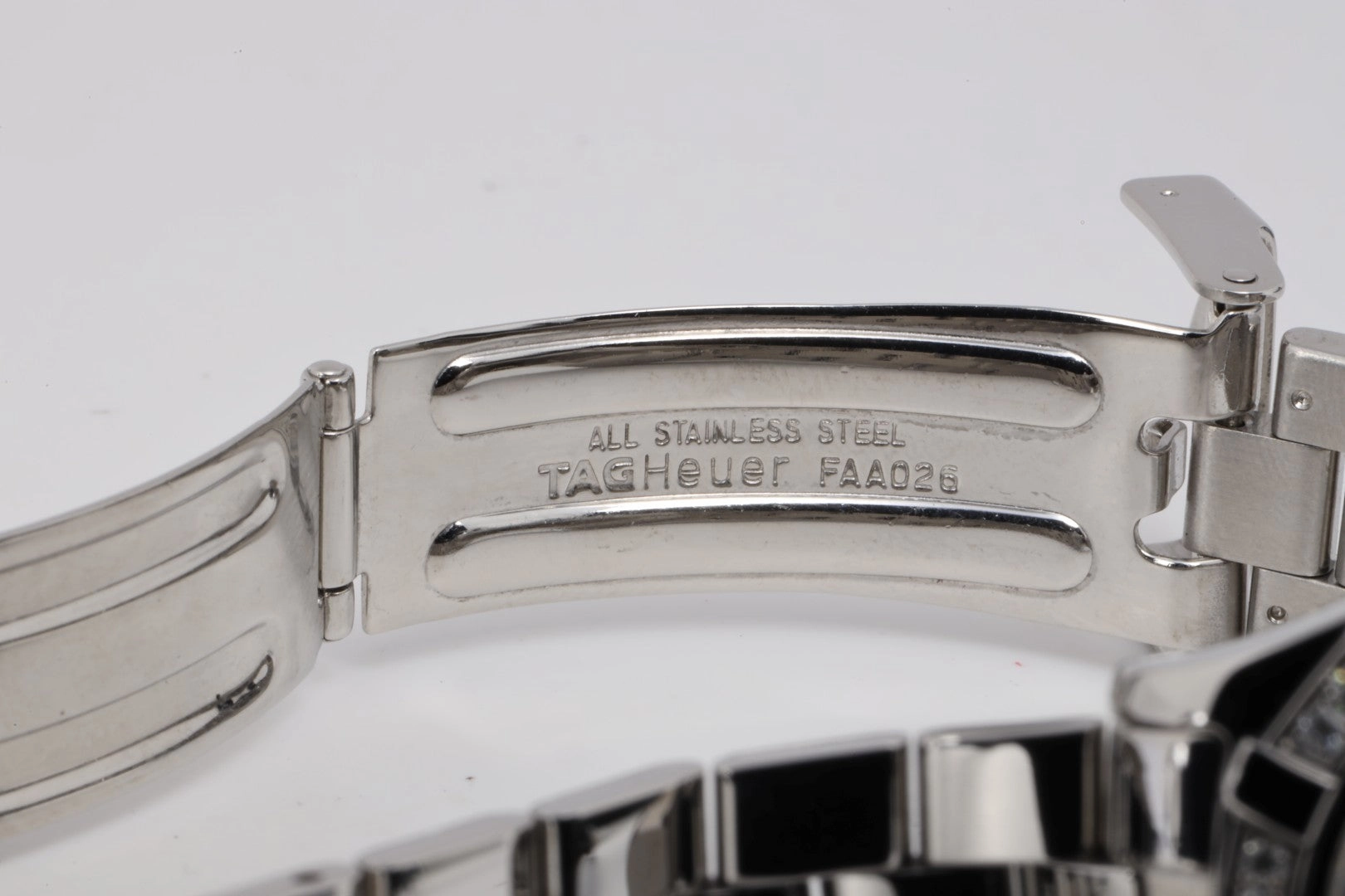 Tag Heuer Aquaracer WAF1416 Stainless Steel MOP Diamond Dial 27mm Watch