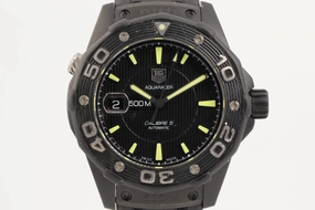 Tag Heuer Aquaracer WAJ2180 Titanium Black PVD 43mm Men's Watch