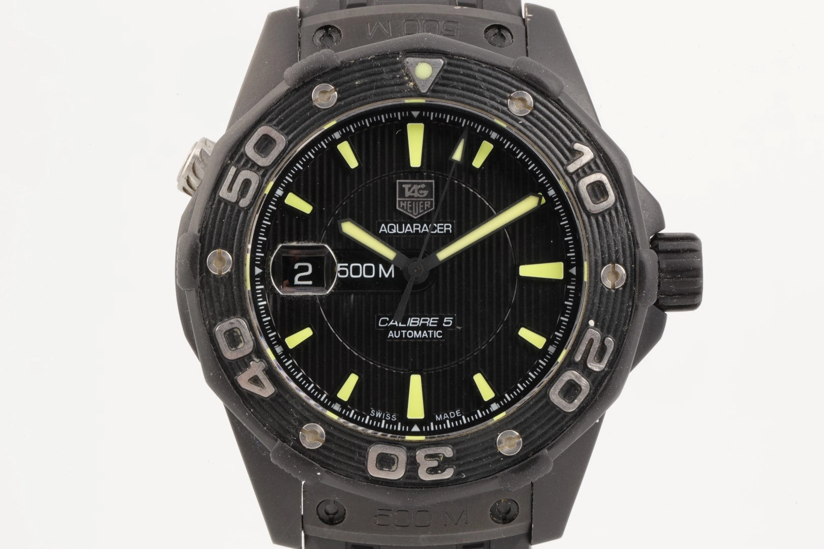 Tag Heuer Aquaracer WAJ2180 Titanium Black PVD 43mm Men's Watch