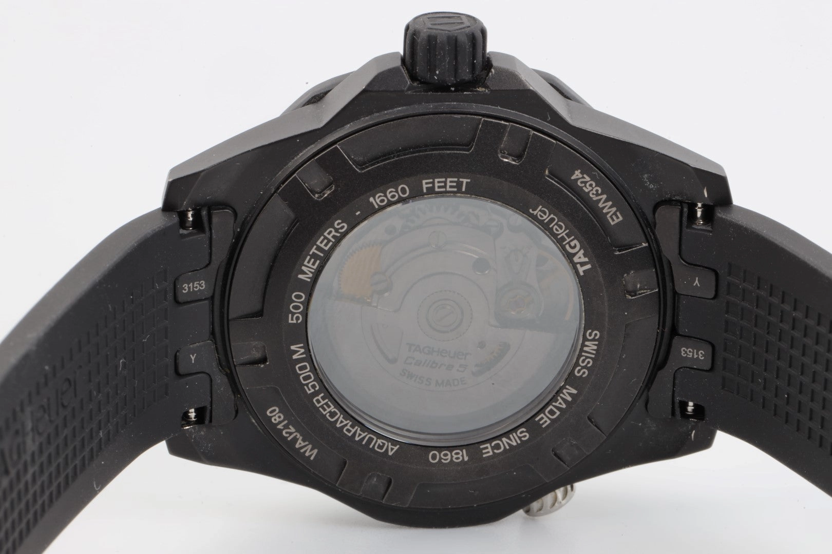 Tag Heuer Aquaracer WAJ2180 Titanium Black PVD 43mm Men's Watch