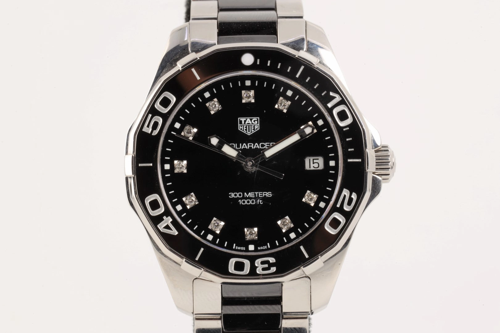 Tag Heuer Aquaracer WAY131C Stainless Steel & Ceramic 36mm Ladies Watch